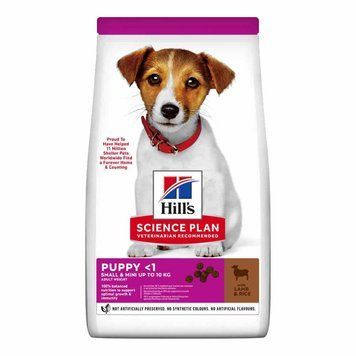 Hill&rsquo;s SCIENCE PLAN Puppy Smal&Mini Сухий корм для цуценят малих і міні порід, з ягням і рисом, 1,5 кг Хилс 606589 фото