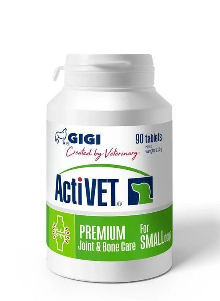 GIGI"Acti Vet" Активет 90тб 1/10КГ(глюкозамин, хондроитин, МСМ) 430592 фото