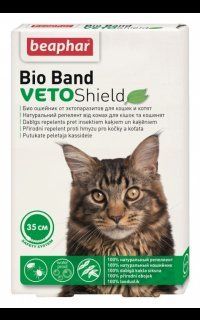 Beaphar Bio Band 35 см ошейник от блох, клещей и комаров для кошек и котят 10664 фото