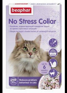 Беафар антистресс Beaphar No Stress Collar -ошейник успокаивающий для снятия стресса у котов 35см 13228 фото