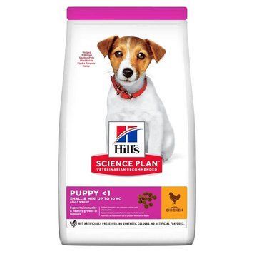 Hill&rsquo;s SCIENCE PLAN Puppy Smal&Mini Сухий корм для цуценят малих порід, з куркою, 1,5кг Хилс 607652 фото