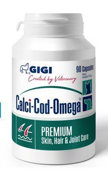GIGI"Calci-Cod-Omega" N90 1 капс/10 кг (кальций, фосфор, витамины) Гиги кальций код омега  430349 фото