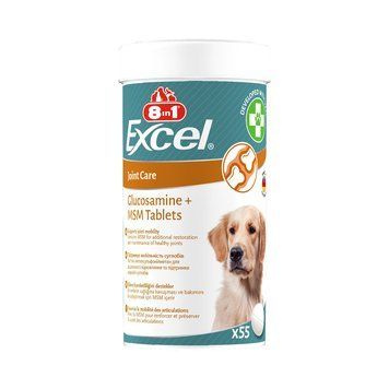 8IN1 (8В1) EXCEL GLUCOSAMINE 55таб глюкозамин плюс МСМ для суставов с витамином С 121565 фото