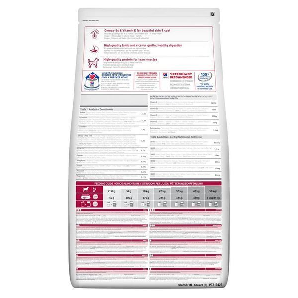 Hill&rsquo;s SCIENCE PLAN Adult Medium Breed Сухий корм для дорослих собак середніх порід, з ягням і рисом,14кг Хилс 607653 фото