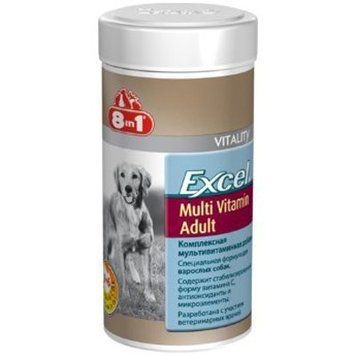 8in1 Excel MULTI VITAMIN Adult - мультивитамины для собак 70т 108665 фото