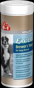 8in1 Excel Brewer's Yeast for large breed 80 таб -Эксель Пивные дрожжи, для собак крупных пород 109525 фото