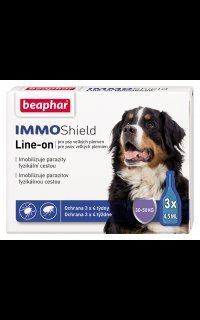 Beaphar IMMO Shield для собак крупных пород 30 до 50 кг-противопаразитарные капли с силиконов маслом 13356 фото