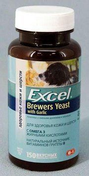 8IN1 EXCEL BREWERS 780т дрожжи с чесноком для собак и котов 115717 фото