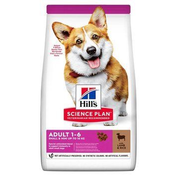 Hill&rsquo;s SCIENCE PLAN Adult Small&Mini Сухий корм для дорослих собак малих порід, з ягням і рисом,6 кг Хилс 604319 фото