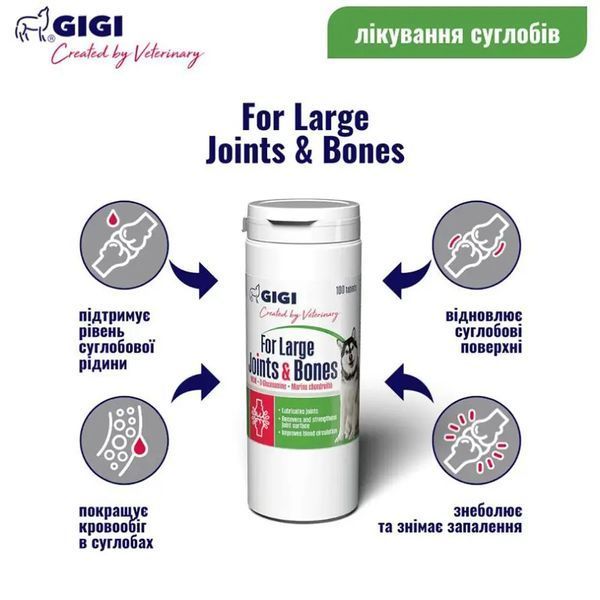 GIGI"Acti Vet" гиги активет 100тб 1/20КГ(глюкозамин, хондроитин, МСМ) 430599 фото