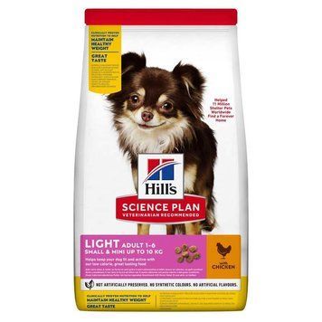 Hill&rsquo;s SCIENCE PLAN Adult Light Small&Mini Корм для схильних до зайвої ваги дорослих собак малих 6кг Хилс 604320 фото