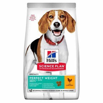 Hill&rsquo;s SCIENCE PLAN Adult Perfect Weight Medium Breed Корм для підтримання ваги дорослих середніх 2кг Хилс 604296 фото