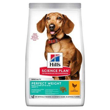 Hill&rsquo;s SCIENCE PLAN Adult Perfect Weight Small&Mini Сухий корм для підтримки ваги дорослих малих 1,5кг Хилс 604255 фото