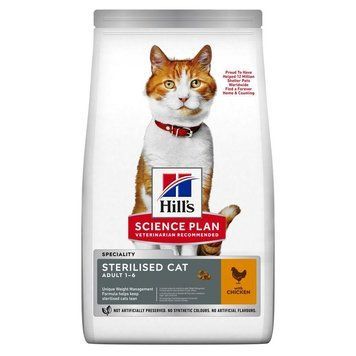 Hill&rsquo;s SCIENCE PLAN Adult Sterilised Cat Chicken Корм для дорослих стерилізованих котів, з куркою, 1,5 Хилс 607655 фото