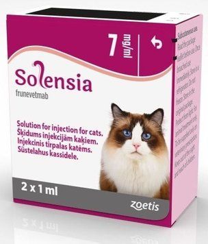 Соленсия (Solensia) раствор для инъекций при остеоартрите у кошек (упаковка 2*7 мг) 389654 фото