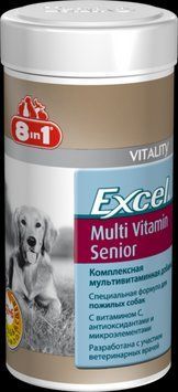 8in1 Excel Multi Vitamin Senior -мультивитамины для пожилых собак 70таб 108696 фото