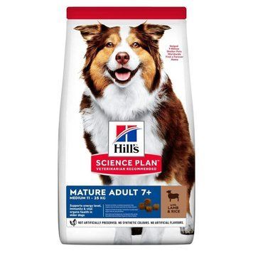 Hill&rsquo;s SCIENCE PLAN Mature Adult 7+ Medium Breed Корм для зрілих собак середніх порід від 7 років, 14кг Хилс 604379 фото