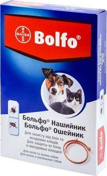 Bayer Bolfo (Больфо) нашийник для собак від бліх і кліщів 35 см 4619 фото