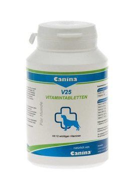 Канина Canina V25 200г 60таб витаминный комплекс для щенков 110117 фото