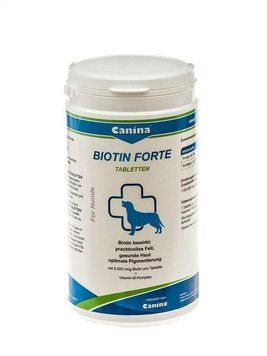 Канина Canina Biotin Forte Tablets 30шт - добавка для поддержания хорошего состояния шерсти у собак 101092 фото